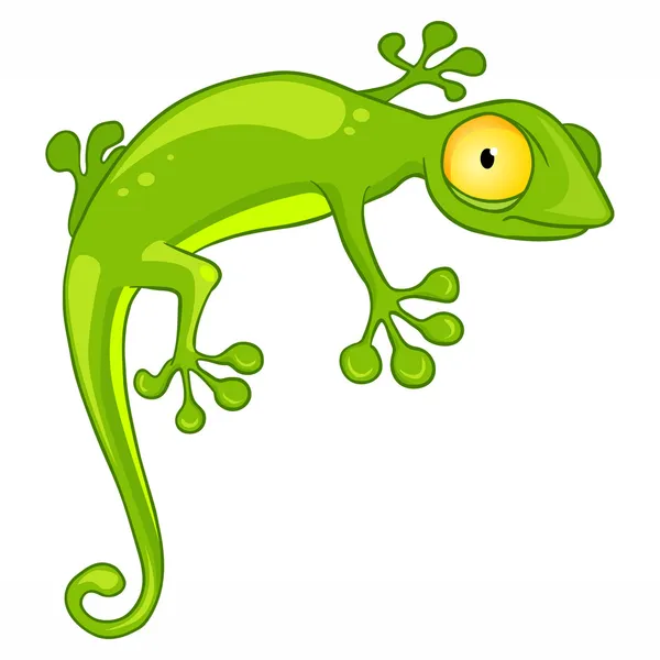 Cartoon Character Lizard — Stock Vector