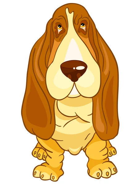 Perro personaje de dibujos animados — Vector de stock