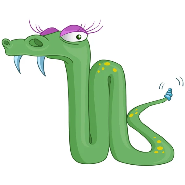 Мультфильм символа Змея — стоковый вектор
