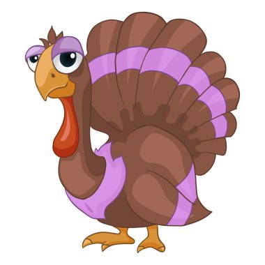 Cartoon Character Turkey clipart