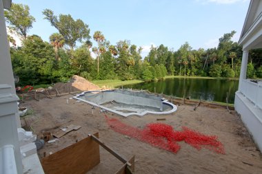 Pool Construction clipart