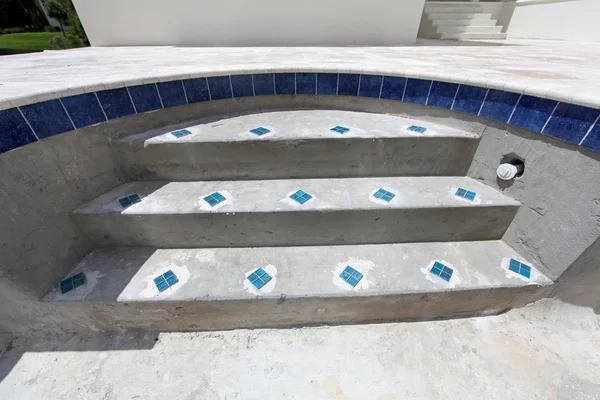 Construção da piscina — Fotografia de Stock