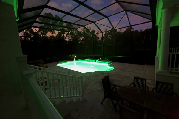 Pool at Night — Stock Photo, Image