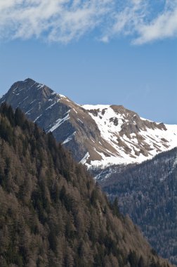 İtalyan Alpleri yakınındaki VIPITENO-sterzing (bozen, İtalya)