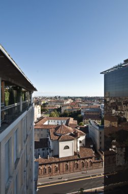 Milan yukarıdan manzarası