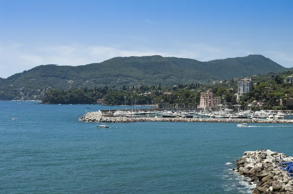 rapallo yakınındaki Akdeniz