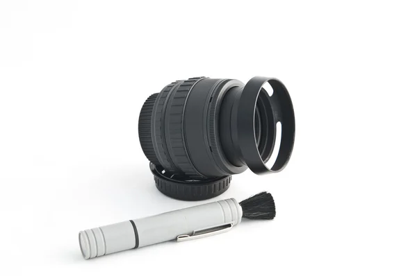 stock image Photo Lens with cleaning tool