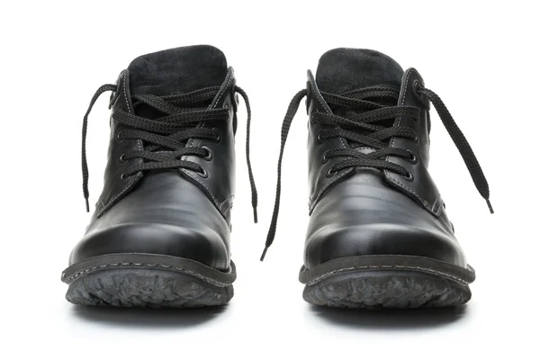 Zwarte laarzen — Stockfoto