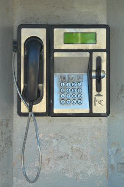 Public phone clipart