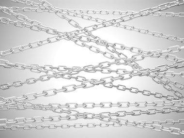 Protection: chrome chain links clipart