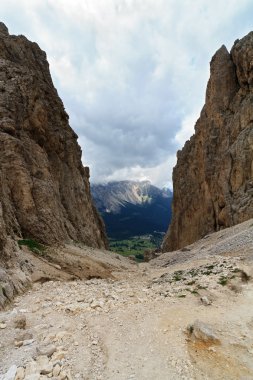 Vaiolon pass - Italian Dolomites clipart