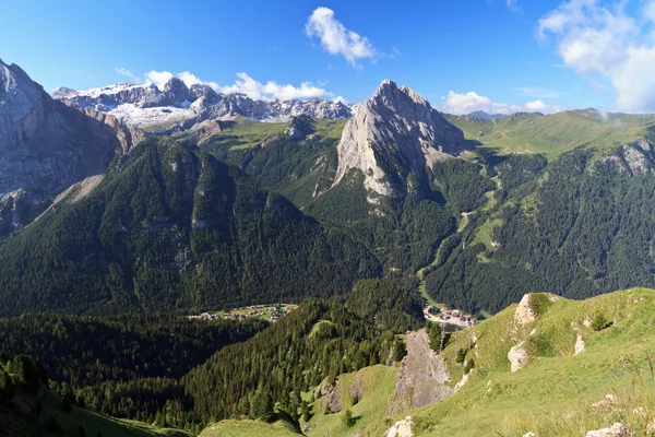 Dolinie Val di Fassa — Zdjęcie stockowe
