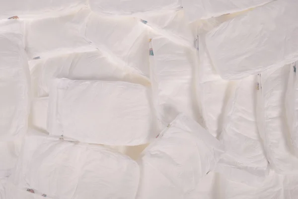 Pile of baby diapers — Stock Photo, Image