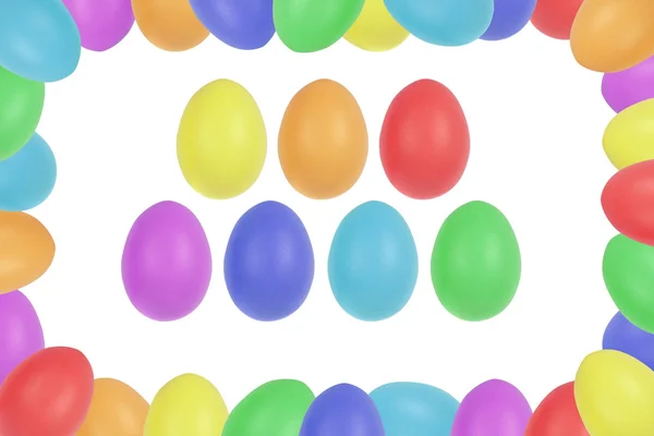Easter eggs frame — Stock Photo, Image