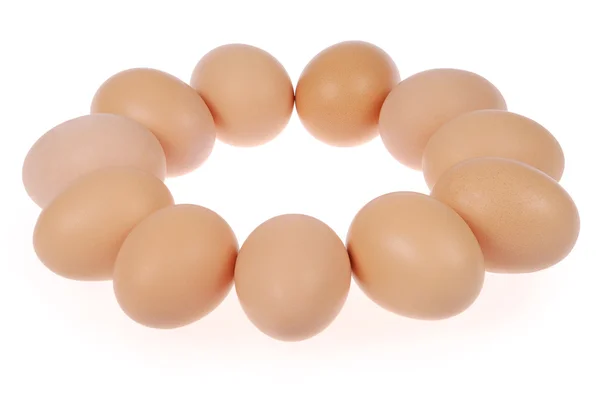Одинадцять яйця — стокове фото