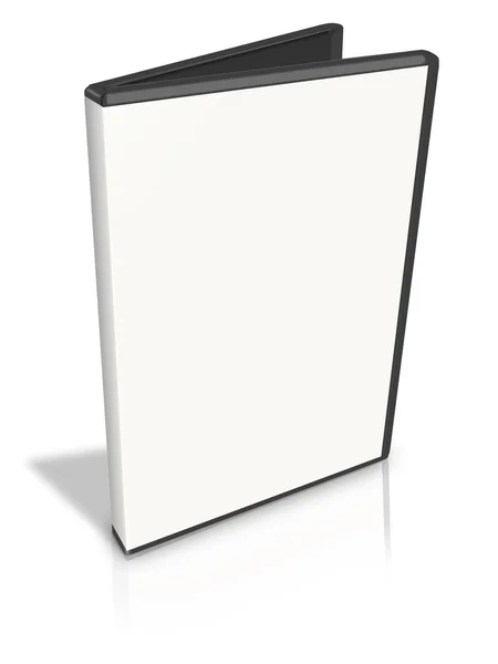Open White DVD Case — Stock Photo, Image