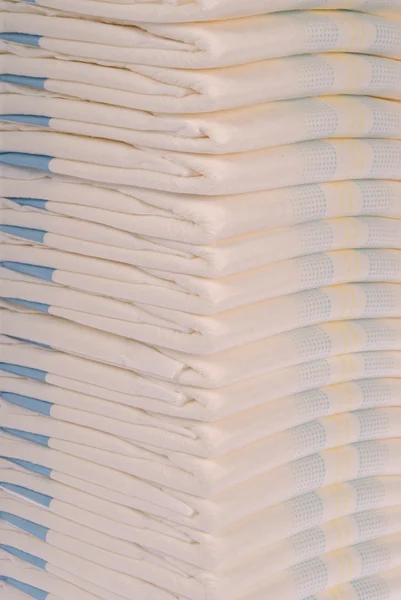 Pile of XXXL diapers — Stock Photo, Image