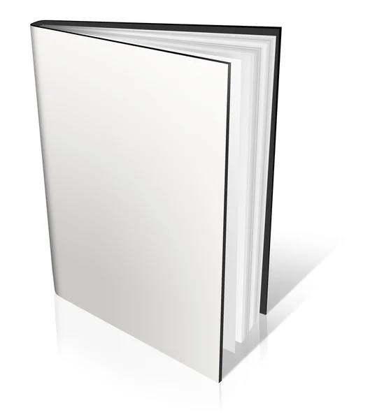Modèle de livre blanc vide — Photo