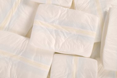 Pile of XXXL diapers clipart