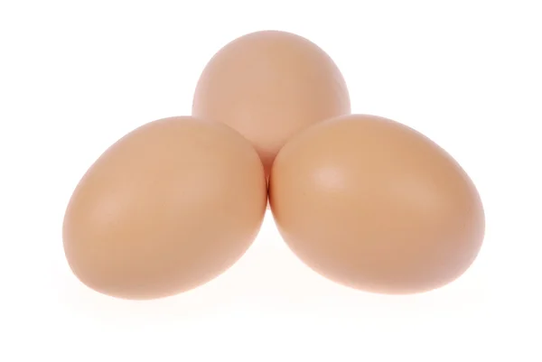 Trei ouă — Fotografie, imagine de stoc