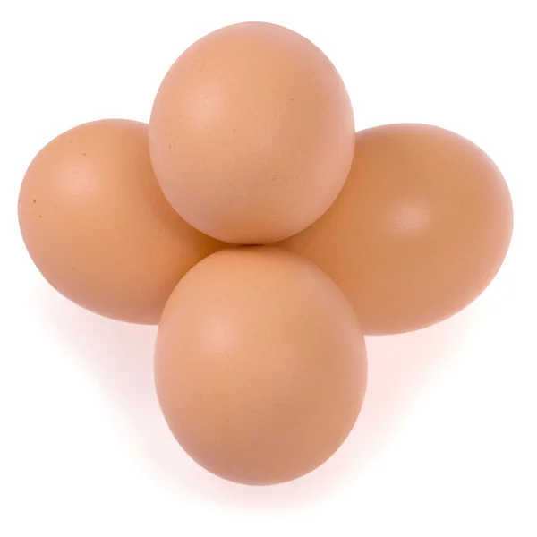 Cuatro huevos — Foto de Stock