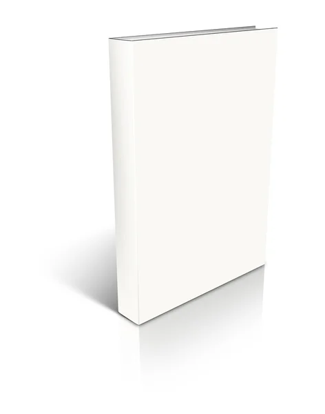 Weiße leere Buchvorlage — Stockfoto