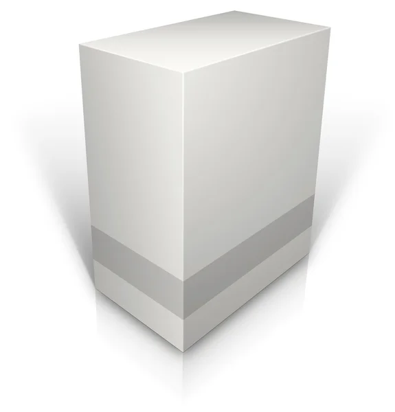 白い空白リテール製品パッケージ — ストック写真
