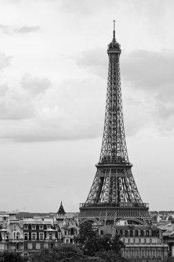 Paris in Black&White Color clipart