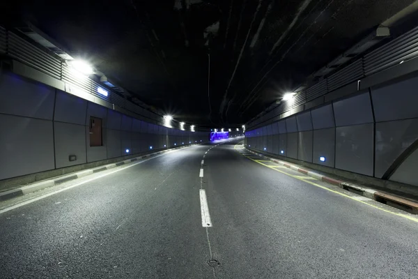 Tunnel - Urban highway road tunnel — Stock Photo, Image