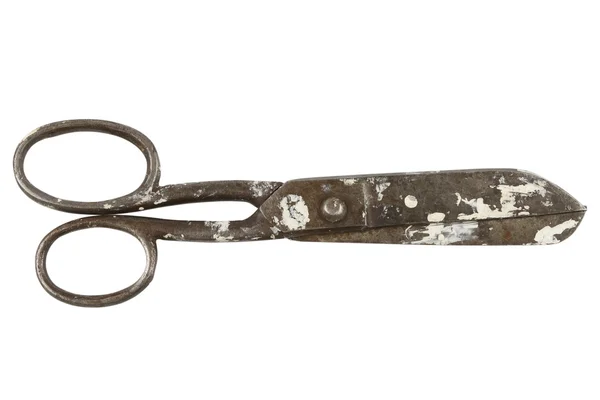Uzavřené staré nůžky — Stock fotografie