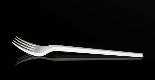 stock image White plastic fork