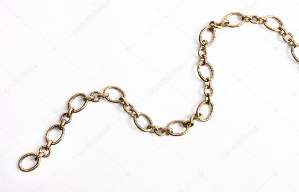 Chain on white