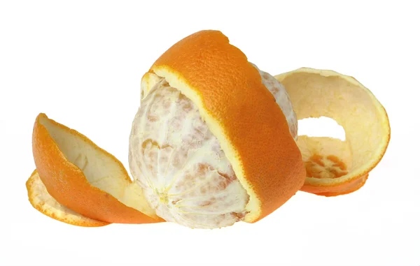 Bir portakal kabuğu. — Stok fotoğraf