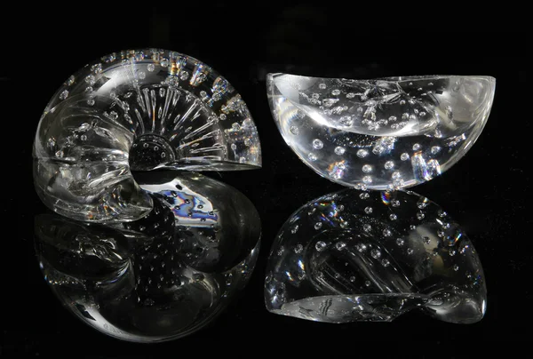 Partes de esfera de cristal — Fotografia de Stock