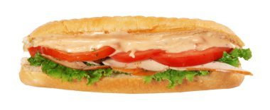 Long baguette sandwich clipart