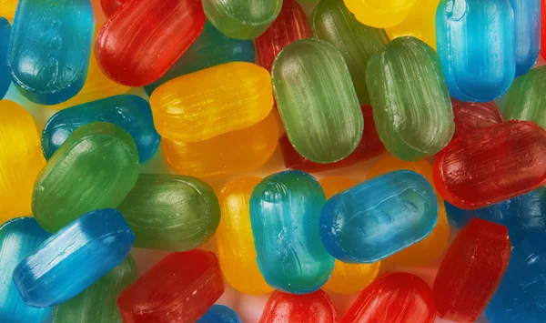 Geassorteerde kleurrijke snoepjes — Stockfoto