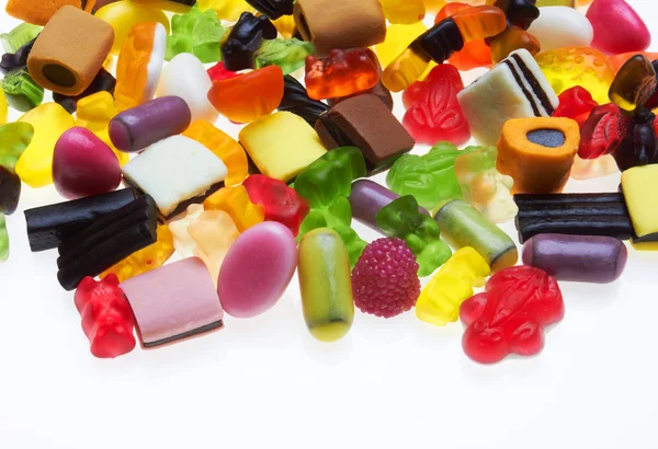 Assortment of colorful candy — Stock Photo, Image