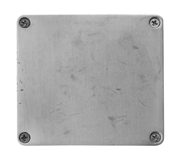Metal plate steel — Stock Photo, Image