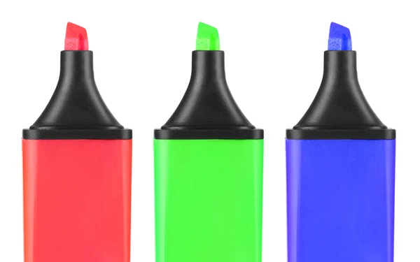 Um conjunto de marcadores de cores — Fotografia de Stock