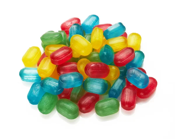 Caramelle colorate assortite — Foto Stock