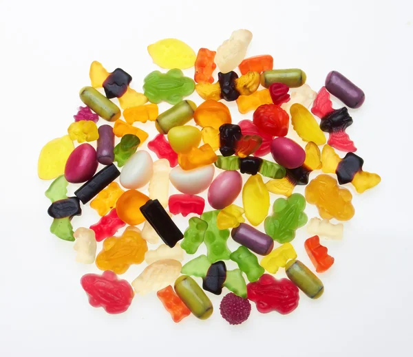 多彩糖果的分类 — 图库照片