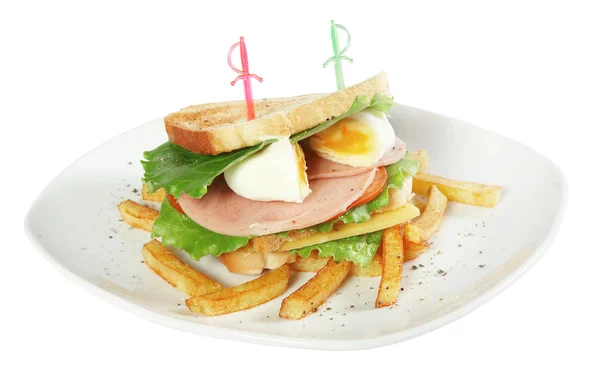 Fresh club sandwich — Stock Photo, Image