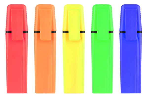 Um conjunto de marcadores de cores — Fotografia de Stock