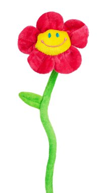 Artificial flower with smile