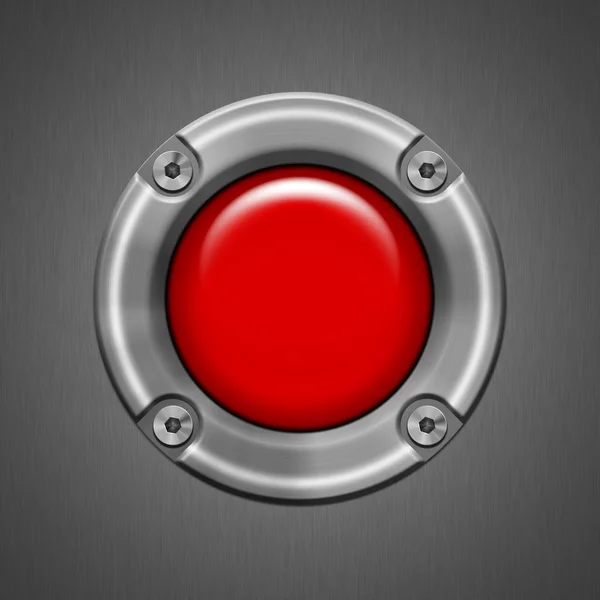 Rode knop — Stockfoto