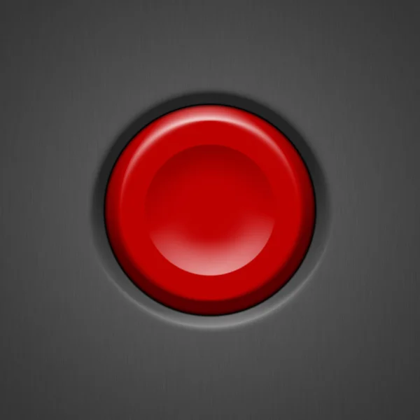 Botón rojo —  Fotos de Stock