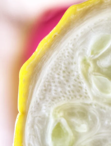 Artistieke plantaardige close-up gele squash — Stockfoto