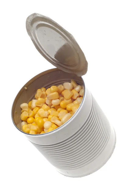 Plechovka kukuřice — Stock fotografie