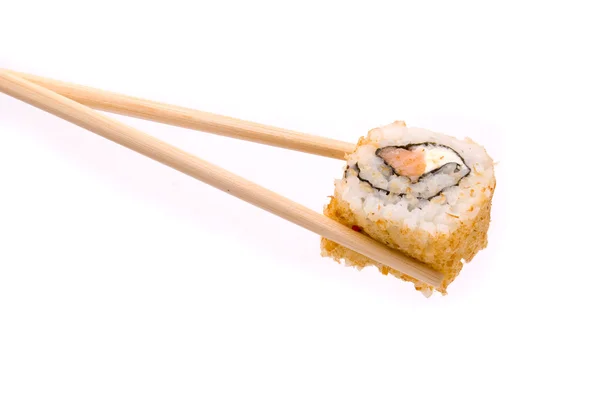 Sushi pálcika elszigetelt fehér background — Stock Fotó