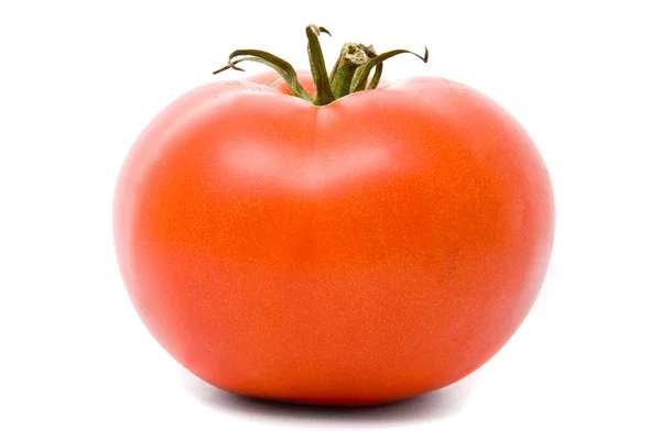Färsk tomat på en vit bakgrund — Stockfoto